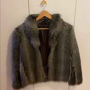 French Connection Faux Fur Jacket